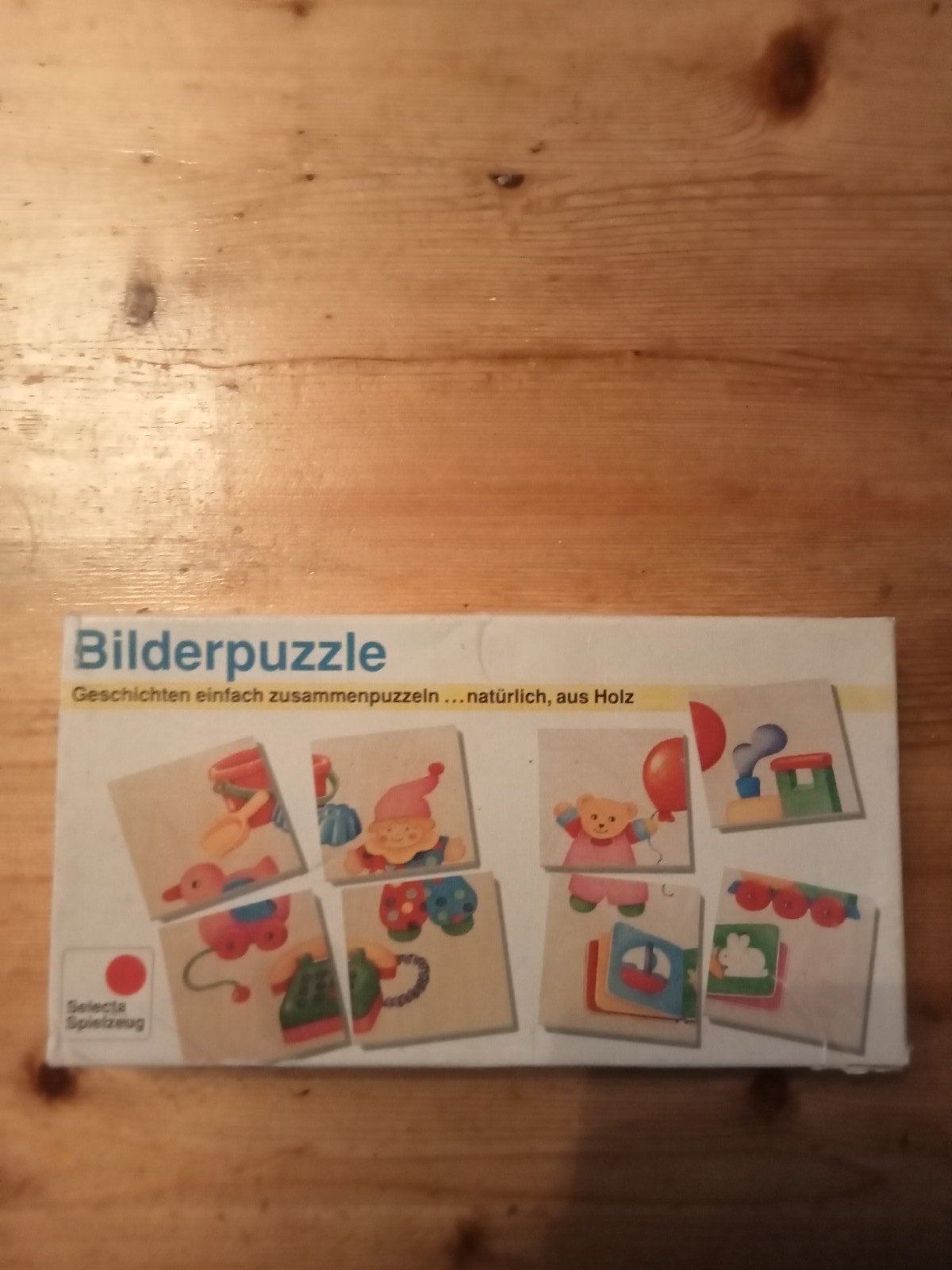 Houten kinderpuzzel 'Bilderpuzzle' van Selecta Speelgoed, 2 tot 4 jaar, Gebruikt, Ophalen of Verzenden, Van hout