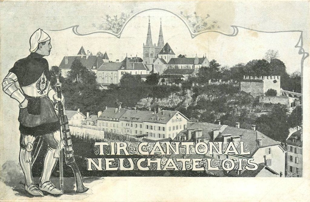 379-116-033 Neuchatel Tir Cantonal, Verzenden, Voor 1920, Overig Europa