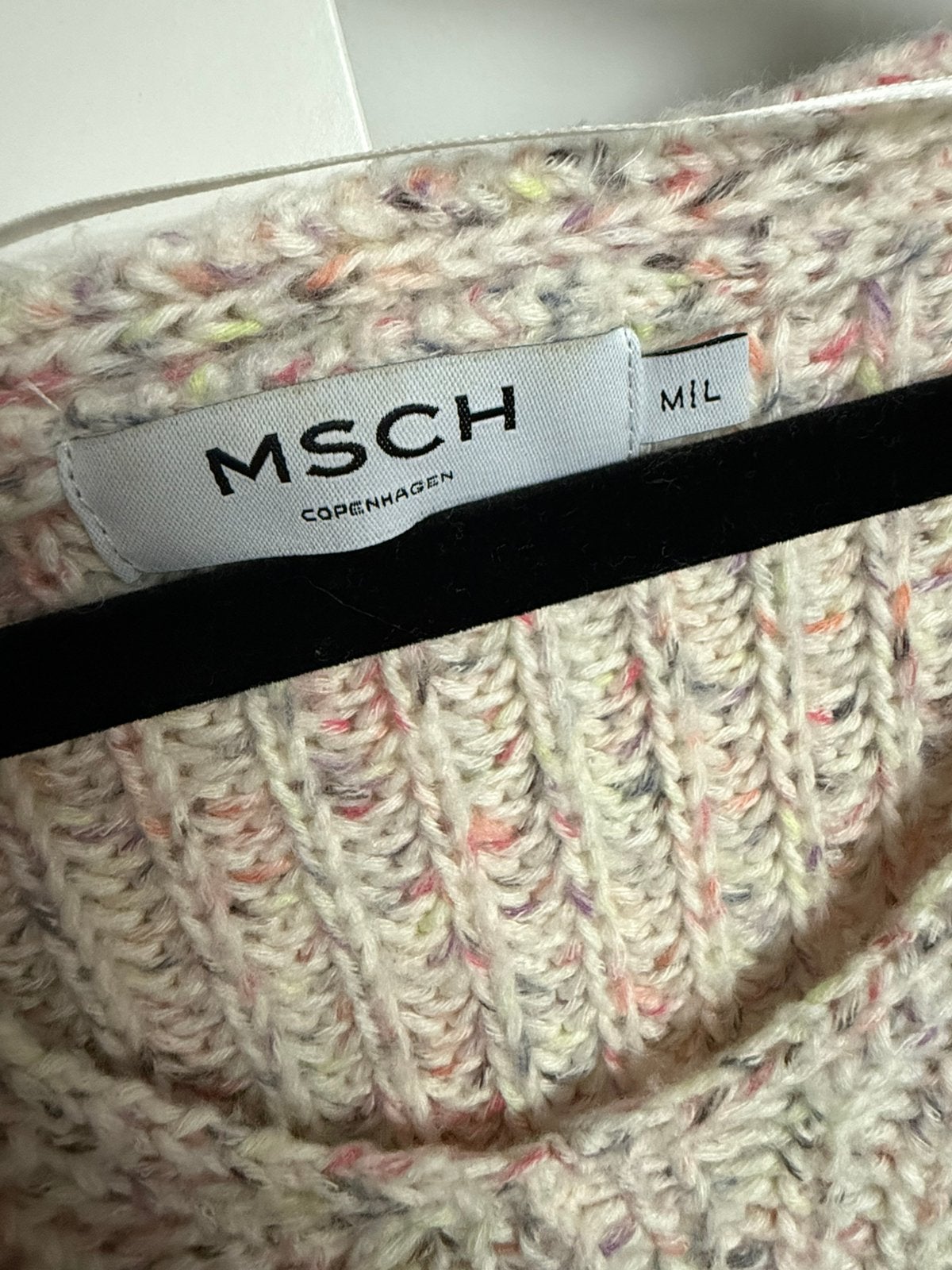 MSCH trui, gemeleerd confetti, mt M/L, Ophalen of Verzenden, Zo goed als nieuw