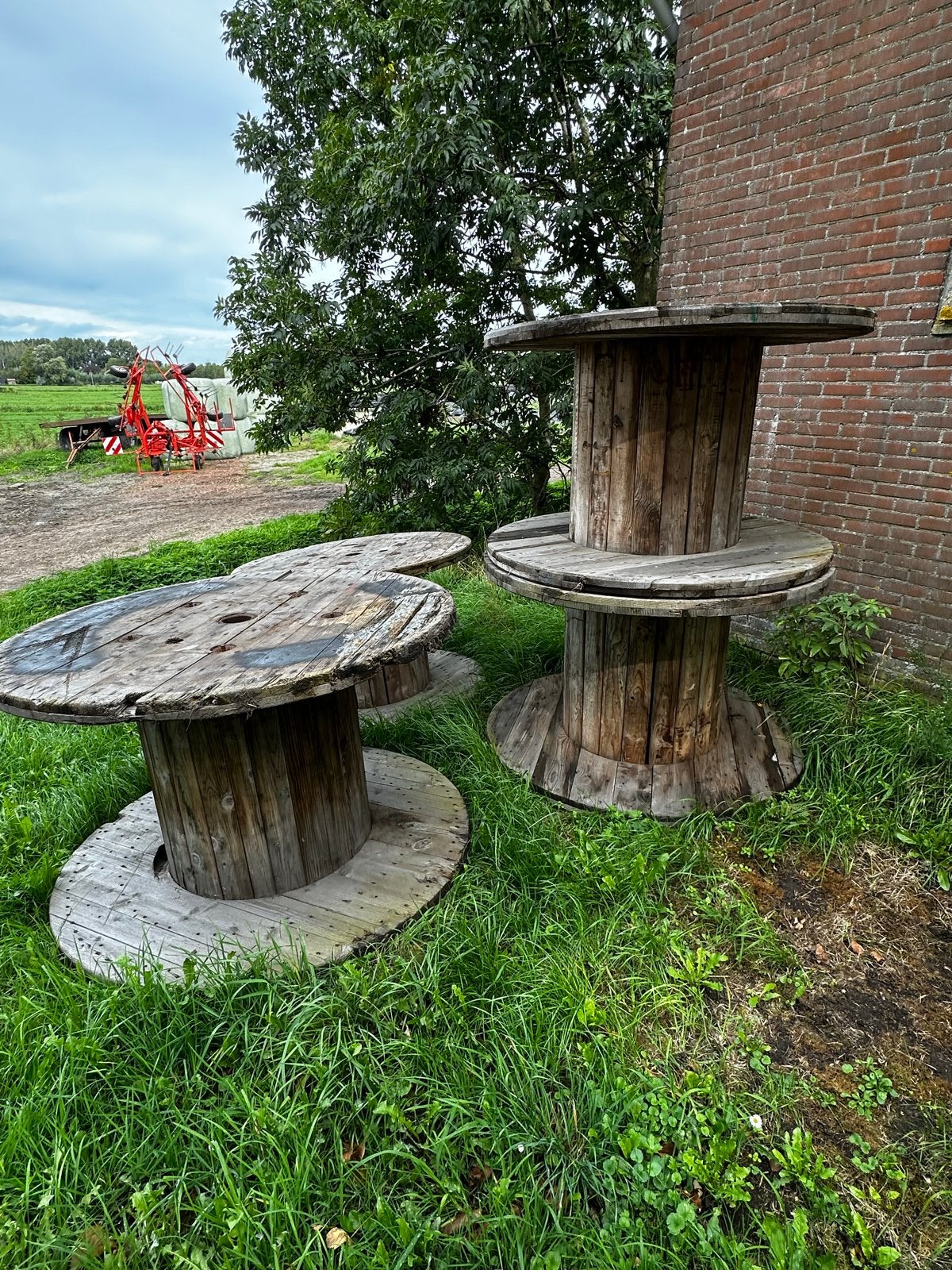 Grote houten kabelhaspels, Ophalen, Gebruikt, Overige typen