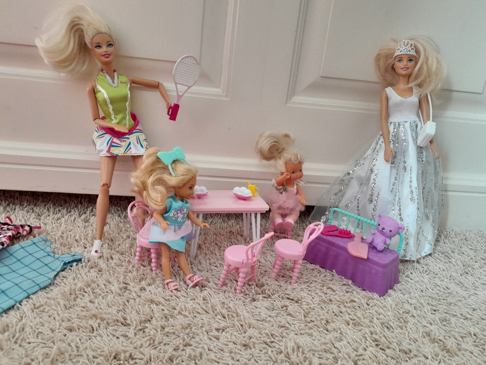 Diverse barbie poppen en accessoires, Ophalen of Verzenden, Gebruikt, Barbie