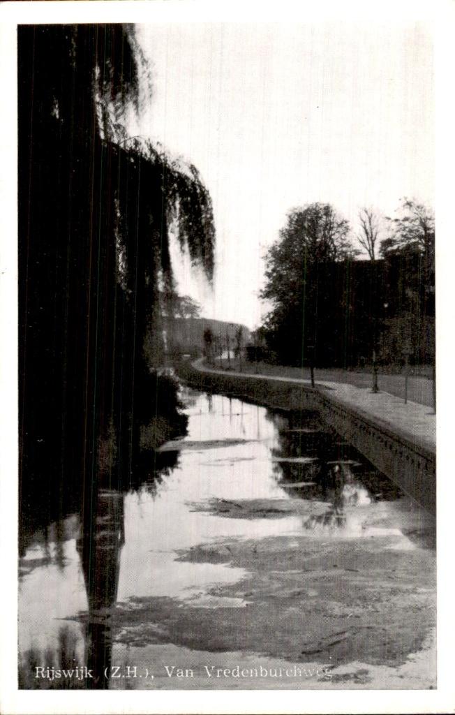 Rijswijk - Van Vredenburchweg - Kanaal, Ophalen of Verzenden, 1920 tot 1940, Ongelopen, Zuid-Holland
