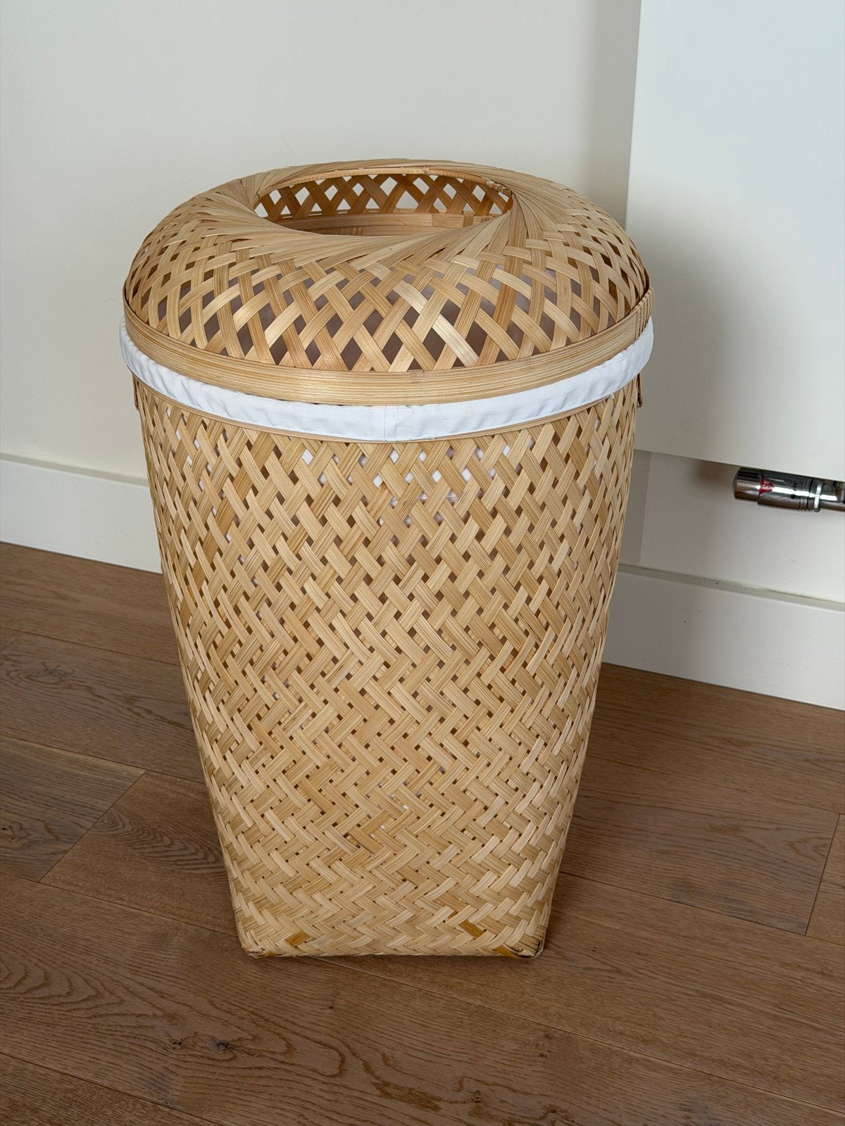 Ikea Saluding wasmand - Bamboe, Ophalen, Zo goed als nieuw, Beige, Natuurlijk materiaal