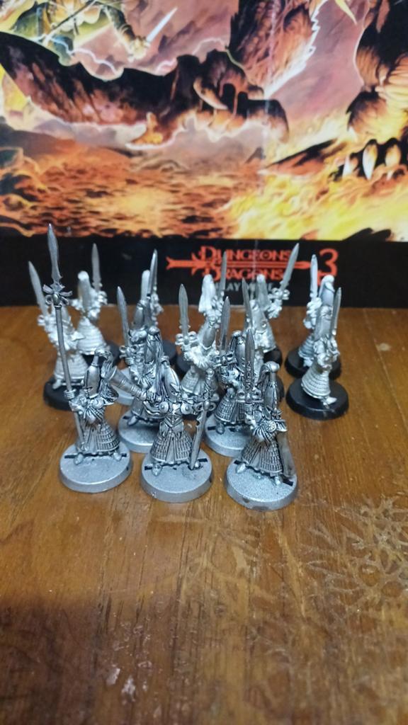 Swordmasters van Hoeth Metaal - Warhammer Fantasy, Ophalen of Verzenden, Gebruikt