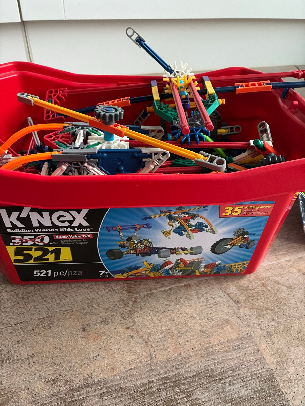 K'nex Super Value Tub, Kinderen en Baby's, Speelgoed | Bouwstenen, Ophalen of Verzenden, Gebruikt, K'nex