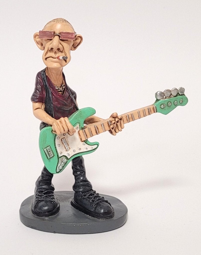 Adam Clayton U2 beeldje by Warren Stratford decoratie beeld