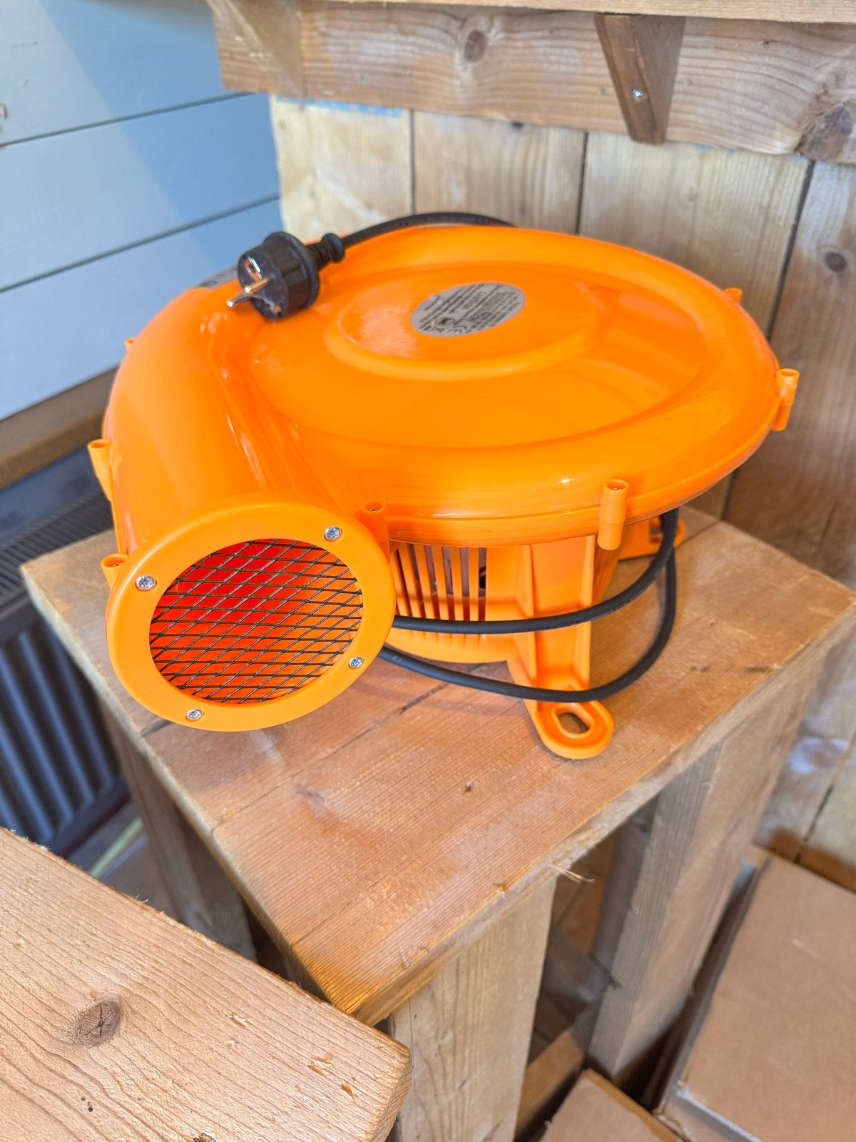 Oranje opblaasbare blower voor springkussen/reclame, Ophalen of Verzenden, Nieuw