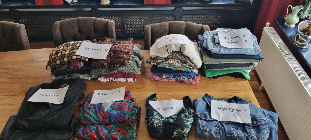 Garderobe maat 48/50 Paprika / Ulla popken, Ophalen of Verzenden, Zo goed als nieuw, Overige kleuren, Jurk