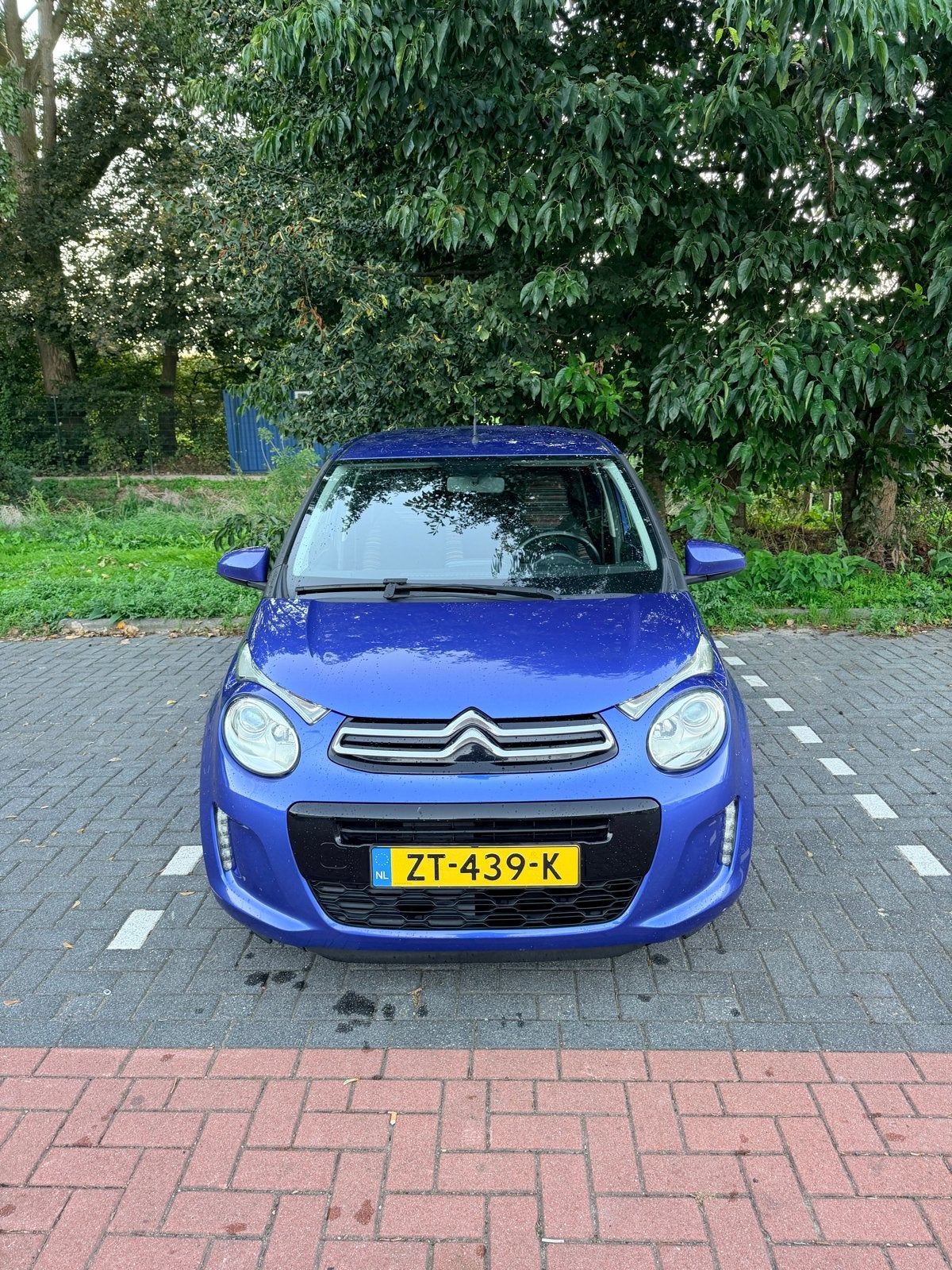 Citroën C1 1.0 VTi 72PK S&S 5D 2019 Blauw, Auto's, Voorwielaandrijving, Stof, Zwart, C1