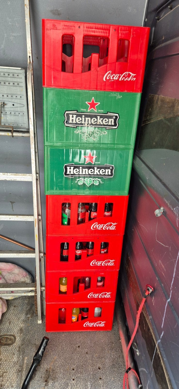Coca-Cola kraten met flesjes, Ophalen of Verzenden