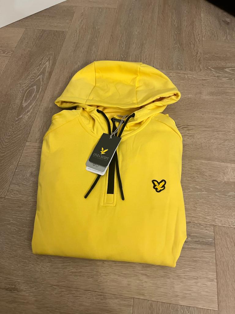 Lyle & Scott trui Hoodie geel maat M NIEUW, Ophalen of Verzenden, Nieuw, Maat 48/50 (M), Geel