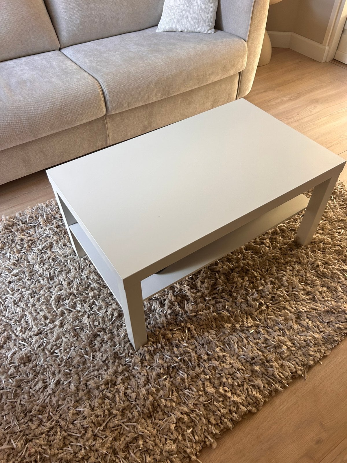 Ikea Lack salontafel wit, Ophalen, Gebruikt, Vierkant, 50 tot 100 cm
