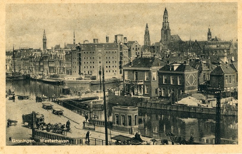 GRONINGEN – Westerhaven 1946 (VK606), Verzenden, 1940 tot 1960, Gelopen, Groningen