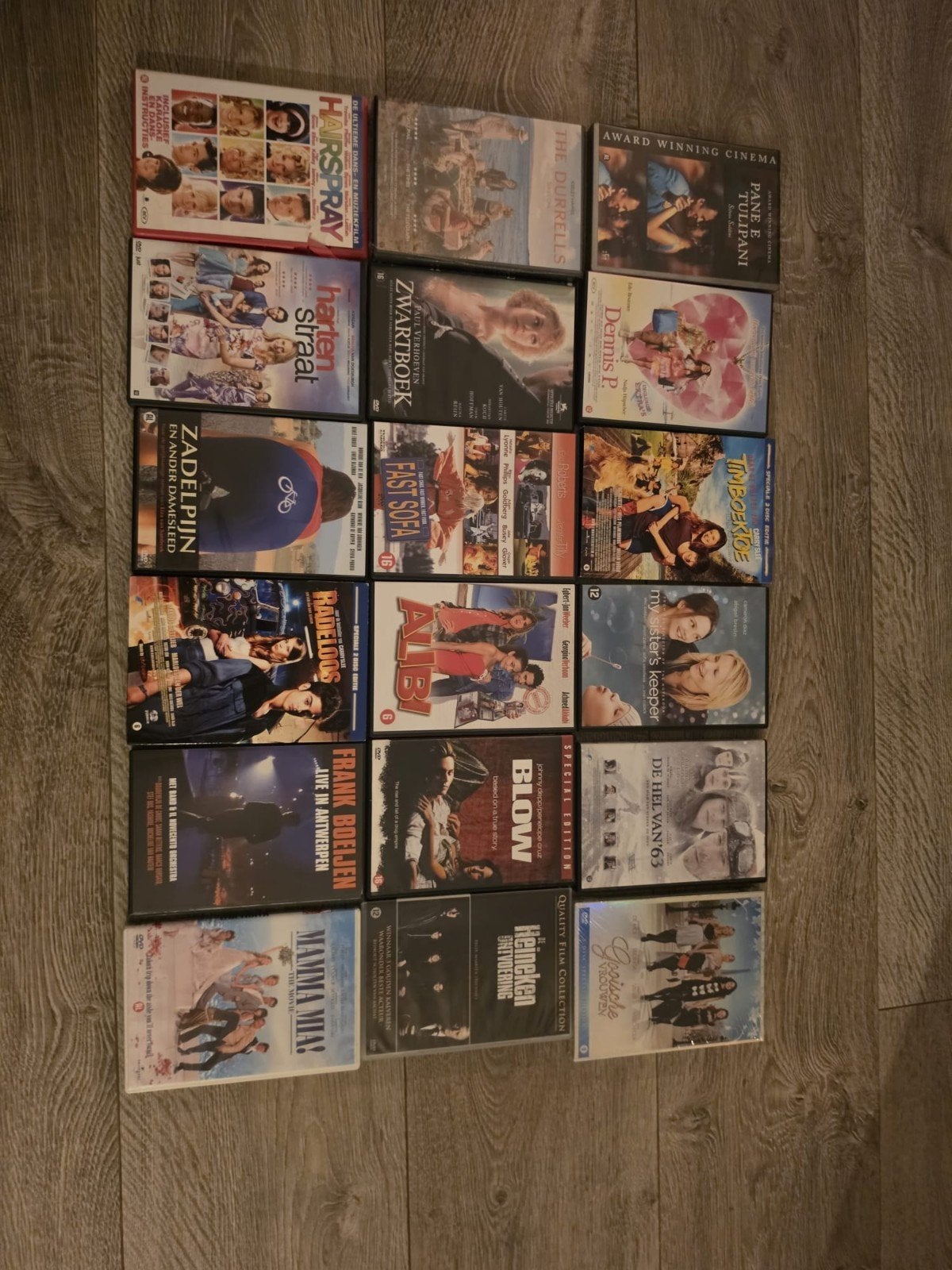 dvd's met dvd speler, Ophalen