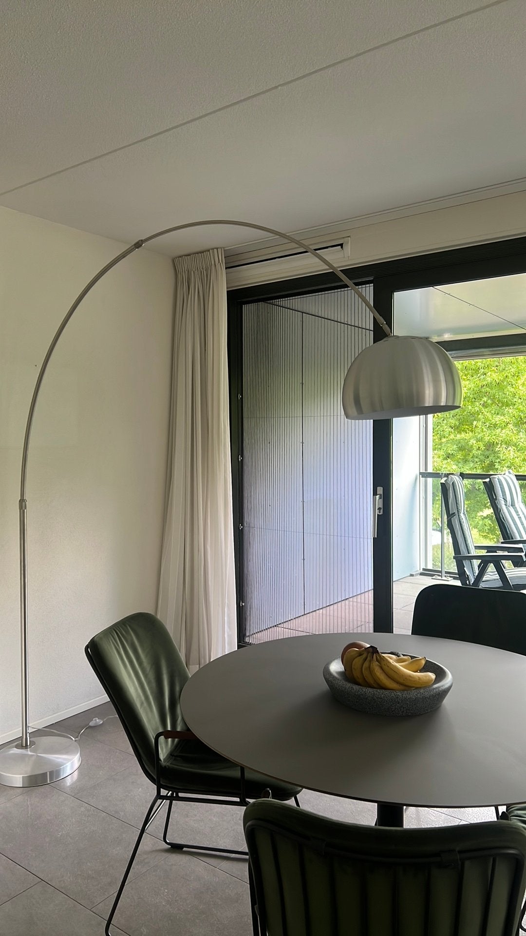QAZQA Grande Booglamp Geborsteld Staal / RVS (Verstelbaar), Ophalen, Philips, Verstelbaar