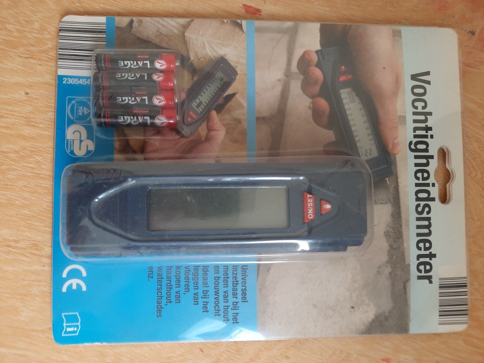 Vochtigheidsmeter met batterijen - Nieuw in verpakking, Ophalen of Verzenden
