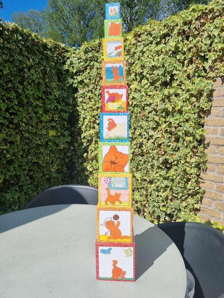 Dikkie dik stapelblokken 10 delig, Ophalen, Oranje, Overige merken, Overige karakters