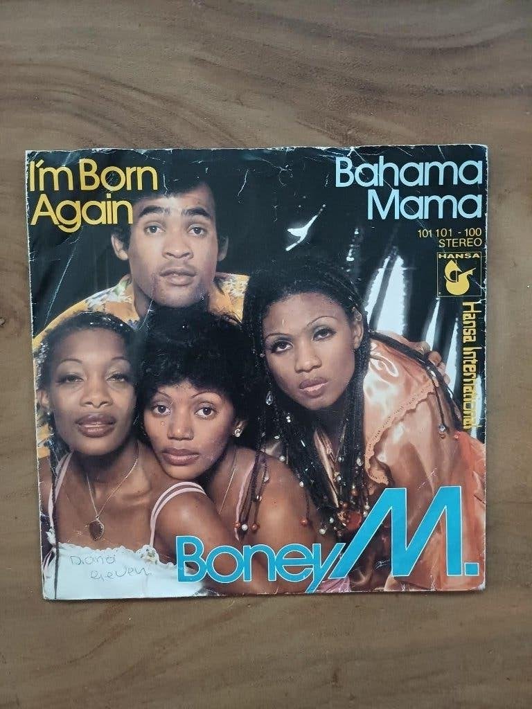 Boney M - I'm Born Again - Single - Vinyl, Ophalen of Verzenden, Gebruikt, Pop