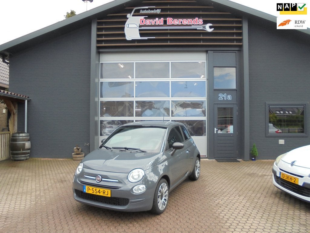 Fiat 500 1.0 Hybrid Cult NL auto, Super netjes, Lage kilomet, Euro 6, Start-stop-systeem, 4 stoelen, Origineel Nederlands