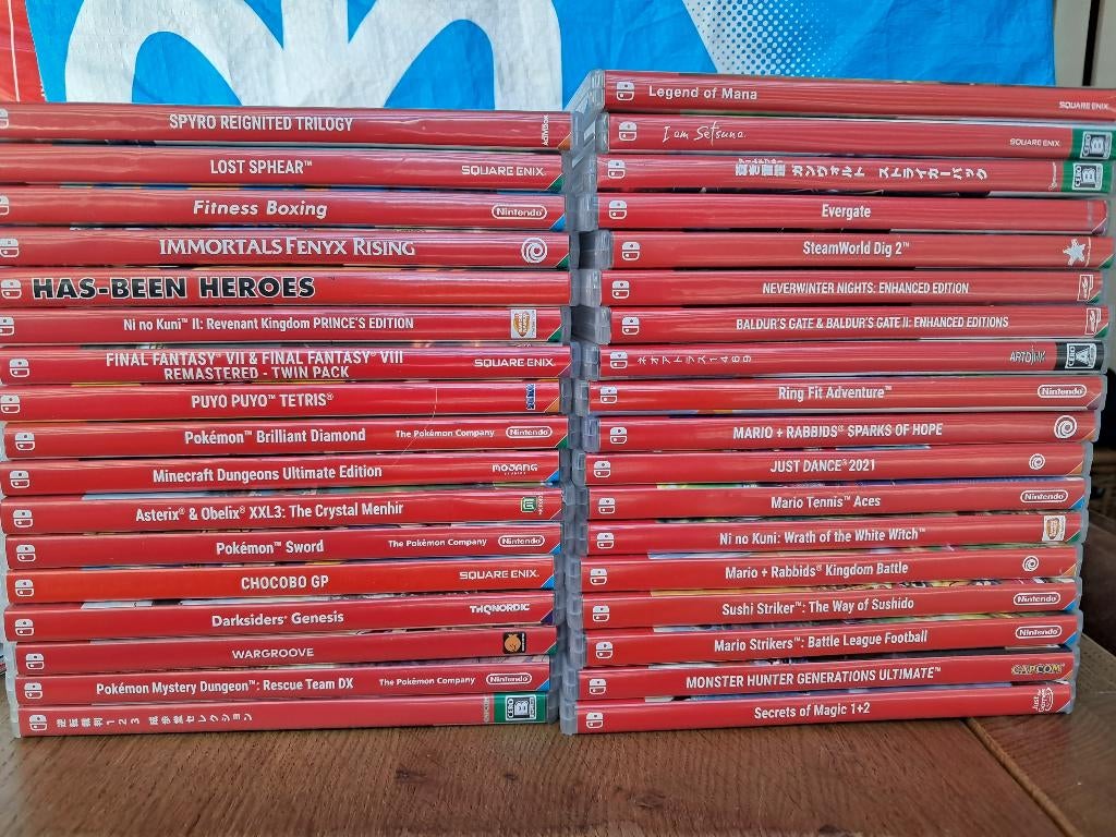 Verzameling Nintendo Switch Spellen, Spelcomputers en Games, Games | Nintendo Switch, Zo goed als nieuw, Overige genres, 3 spelers of meer