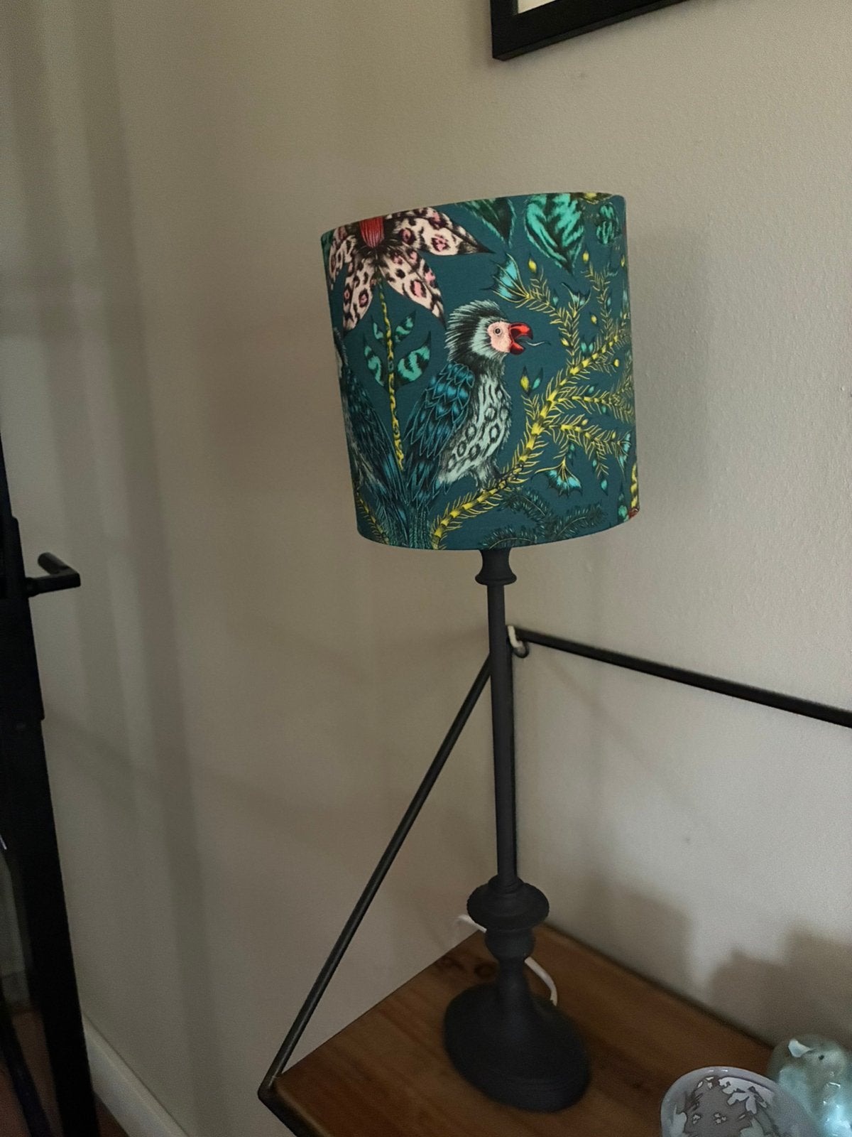 Lampenkapje, Huis en Inrichting, Lampen | Lampenkappen, Ophalen, Tafellamp, Zo goed als nieuw, 15 cm