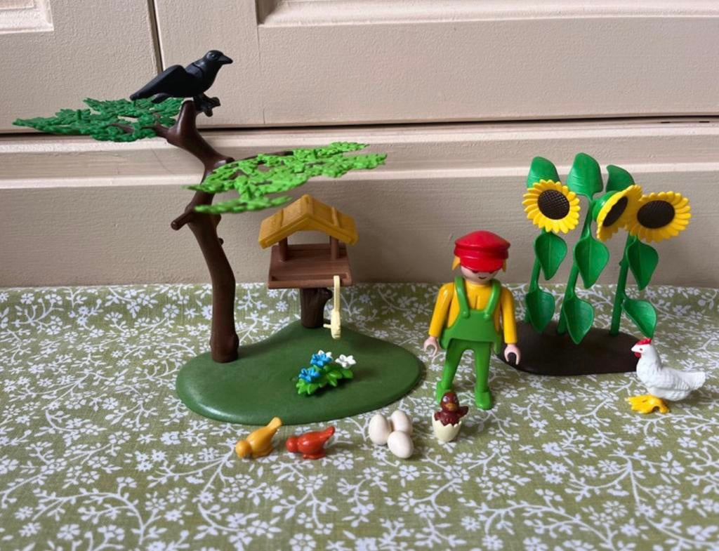 Boer met vogels, Ophalen of Verzenden, Zo goed als nieuw