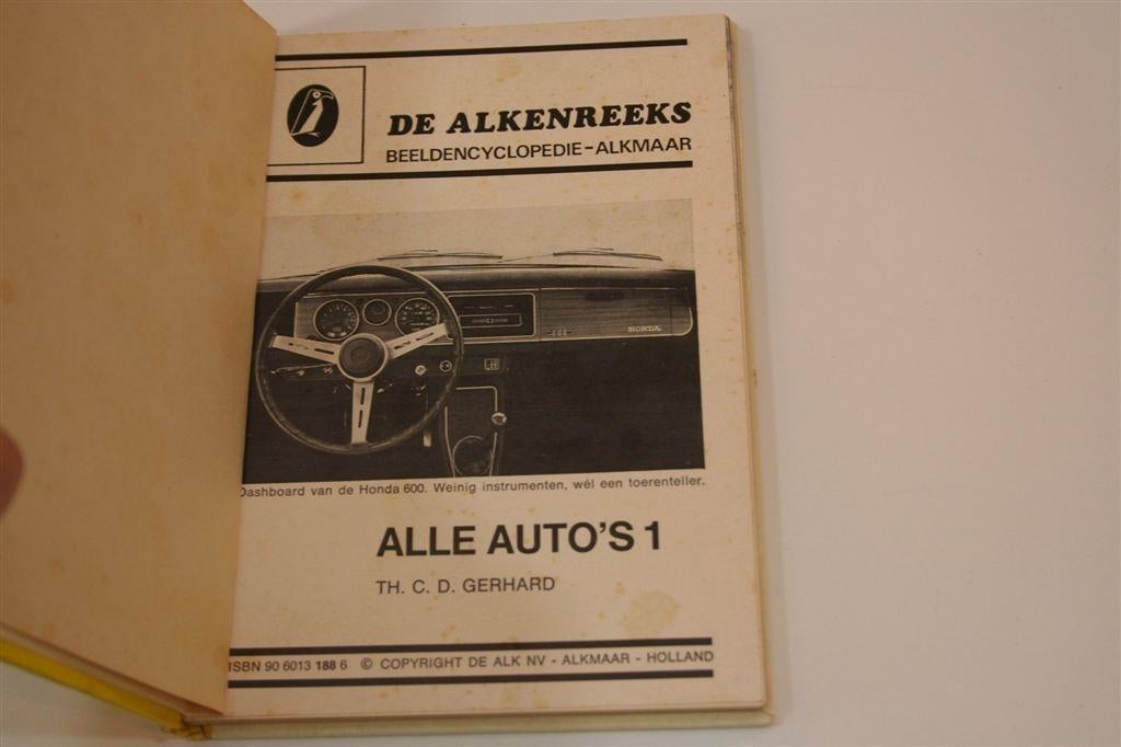 Alle Auto's 1 [1970] — Alkenreeks — F3000-F7500, Ophalen of Verzenden, Gelezen, Algemeen