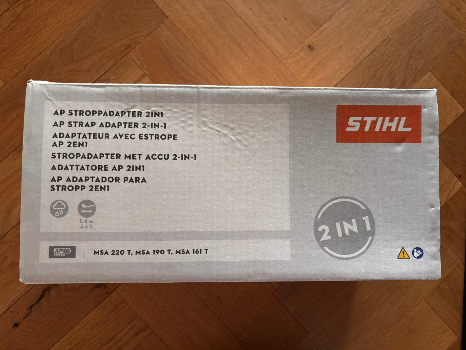 STIHL AP KETTINGZAAGSTROPADAPTER 2-IN-1, Tuin en Terras, Ophalen of Verzenden, Zo goed als nieuw