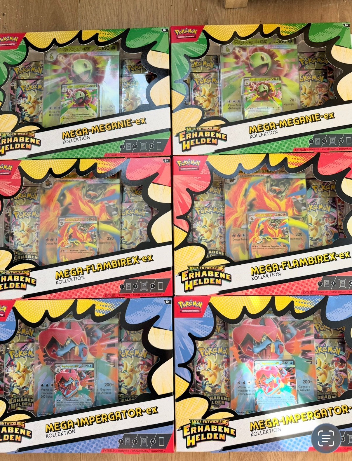 Factory sealed 6x Pokemon Ascended Heroes Mega Ex box Duits, Hobby en Vrije tijd, Verzamelkaartspellen | Pokémon, Zo goed als nieuw