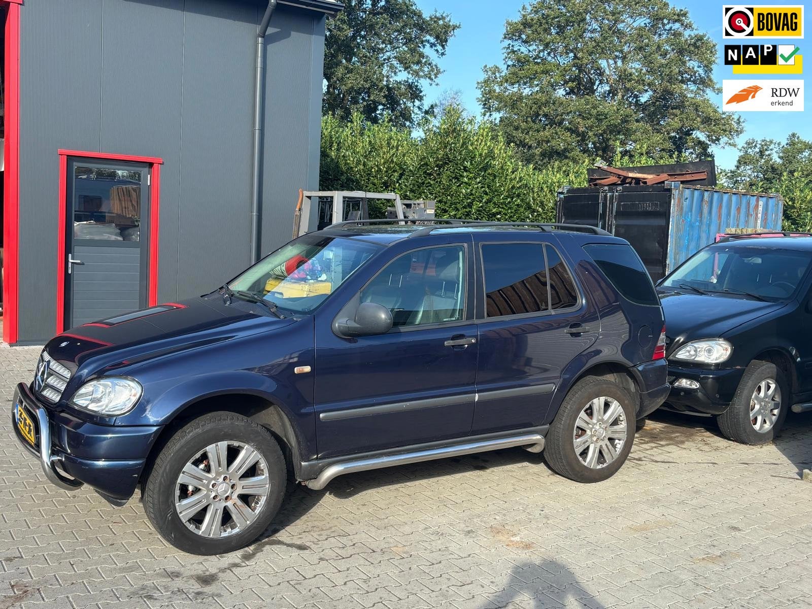 Mercedes-Benz M-klasse ML 270 CDI NAP, Airco cruise, nw remm, Auto's, Automaat, Gebruikt, Zwart, Blauw