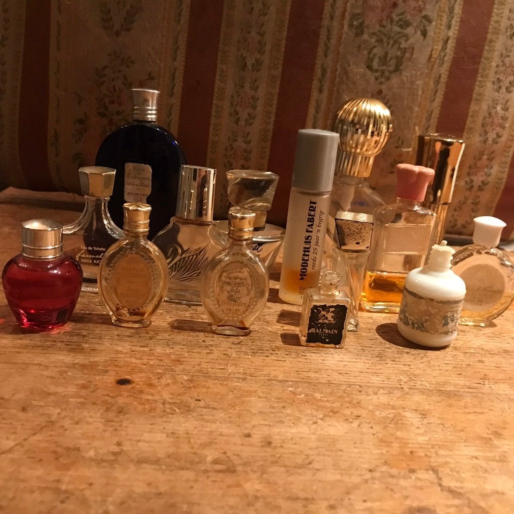 Parfumflesjes lege en volle, Ophalen of Verzenden, Zo goed als nieuw, Parfumfles, Gevuld