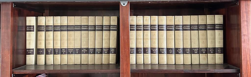 Complete set van Encyclopaedia Britannica uit 1963, Boeken, Ophalen, Gelezen, Algemeen, Complete serie