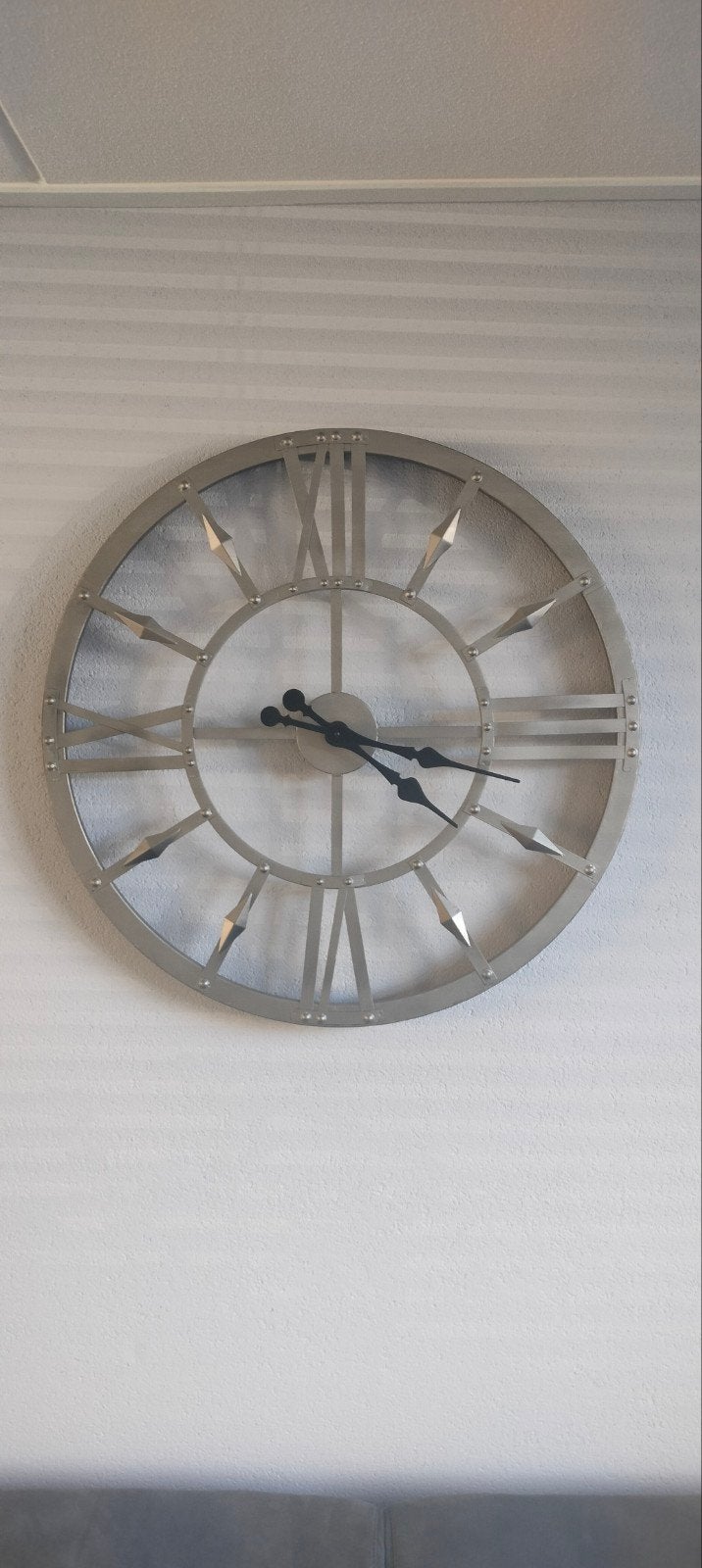 Wandklok 80 cm doorsnede, Ophalen, Wandklok