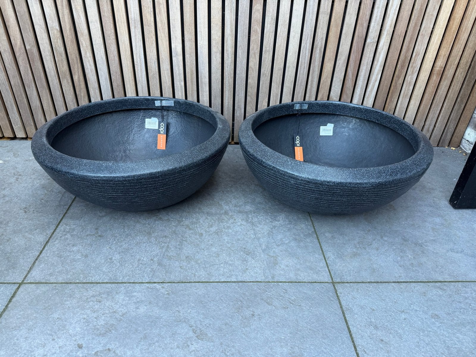 2x Capi Europe bloempotten NIEUW, Ophalen, Kunststof, Rond, Nieuw