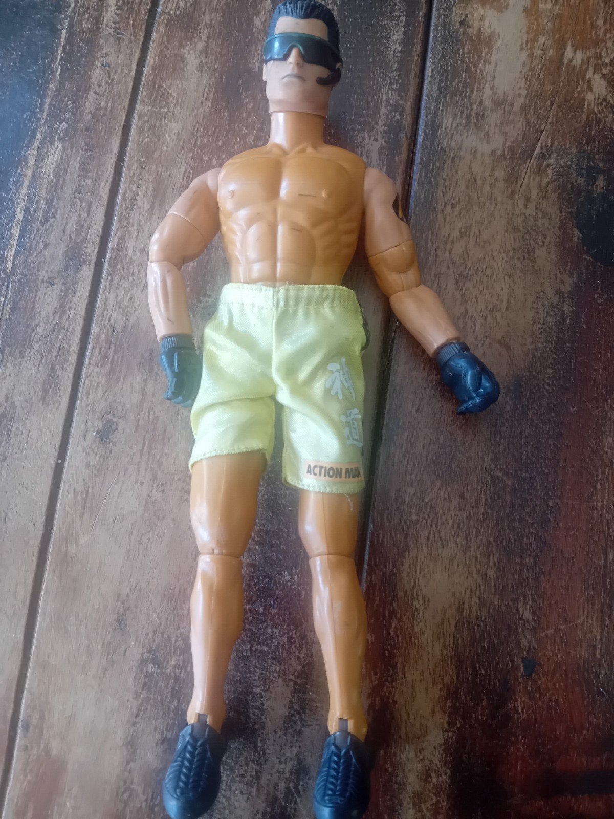 Vintage Action Man figuur met accessoires, Ophalen of Verzenden, Gebruikt