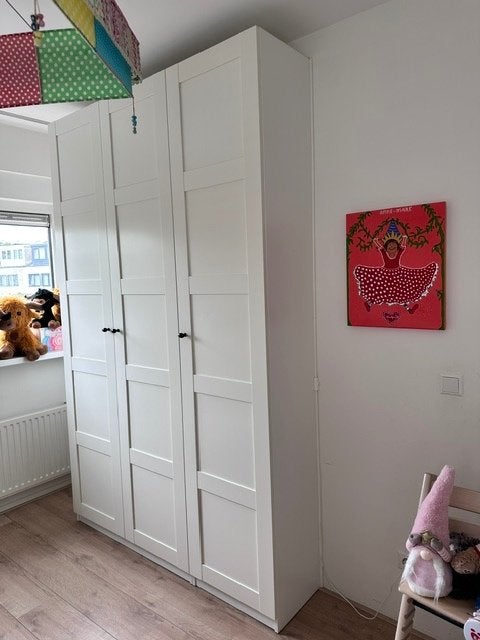 Ikea Pax kast Bergsbo deur 236x150x 35 DIEP + inhoud kast, Gebruikt, 100 tot 150 cm, 200 cm of meer, 25 tot 50 cm
