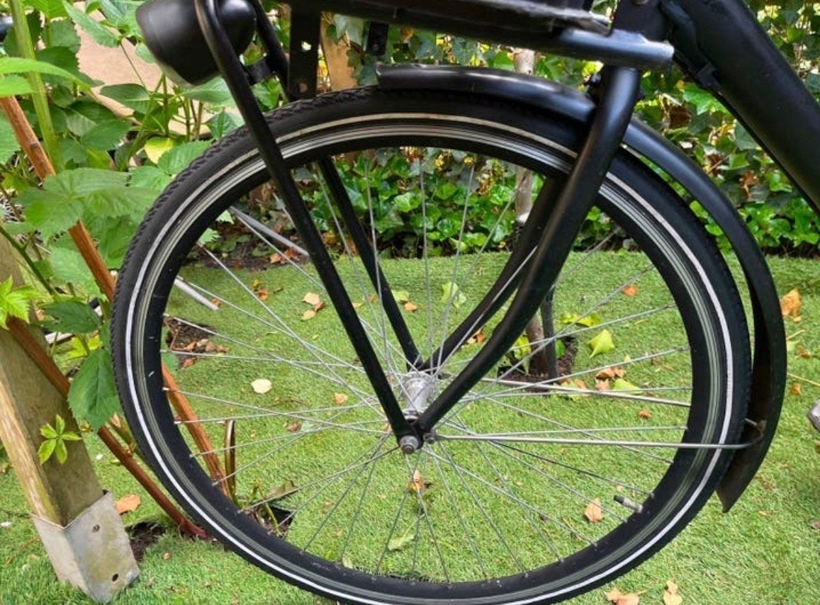 Sparta M. damesfiets – mat zwart, 57cm, Terugtraprem, Versnellingen, Ophalen, Overige merken