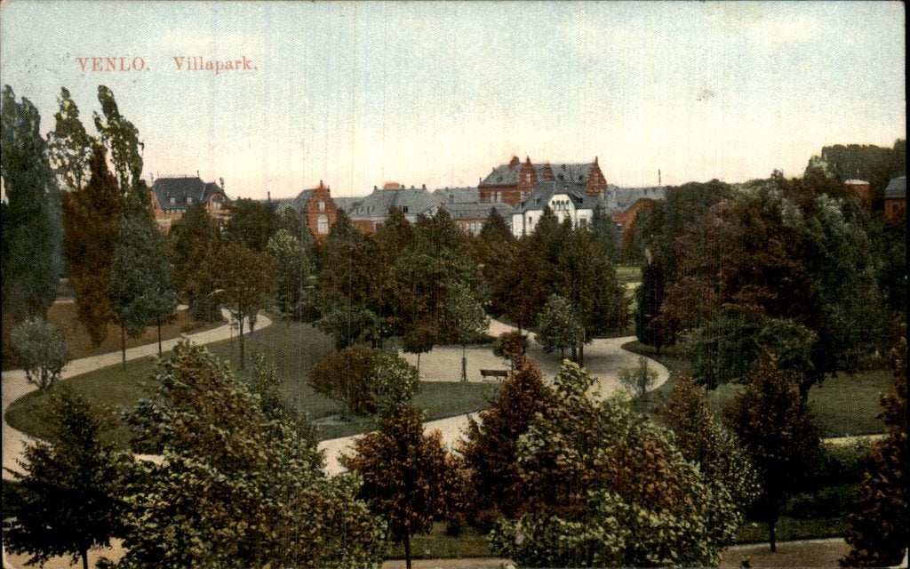 Venlo - Villapark - Parkzicht, Ophalen of Verzenden, Voor 1920, Gelopen, Limburg