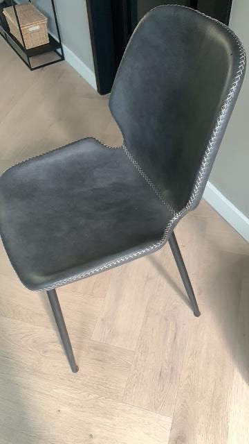 Huiskamerstoelen, Huis en Inrichting, Ophalen, Zo goed als nieuw, Grijs, Vijf, Zes of meer stoelen