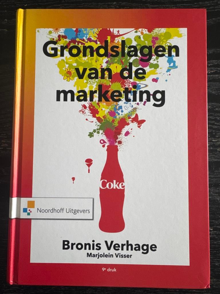 Grondslagen van de marketing - Bronis Verhagen, Boeken, Ophalen of Verzenden, Gelezen, Economie en Marketing