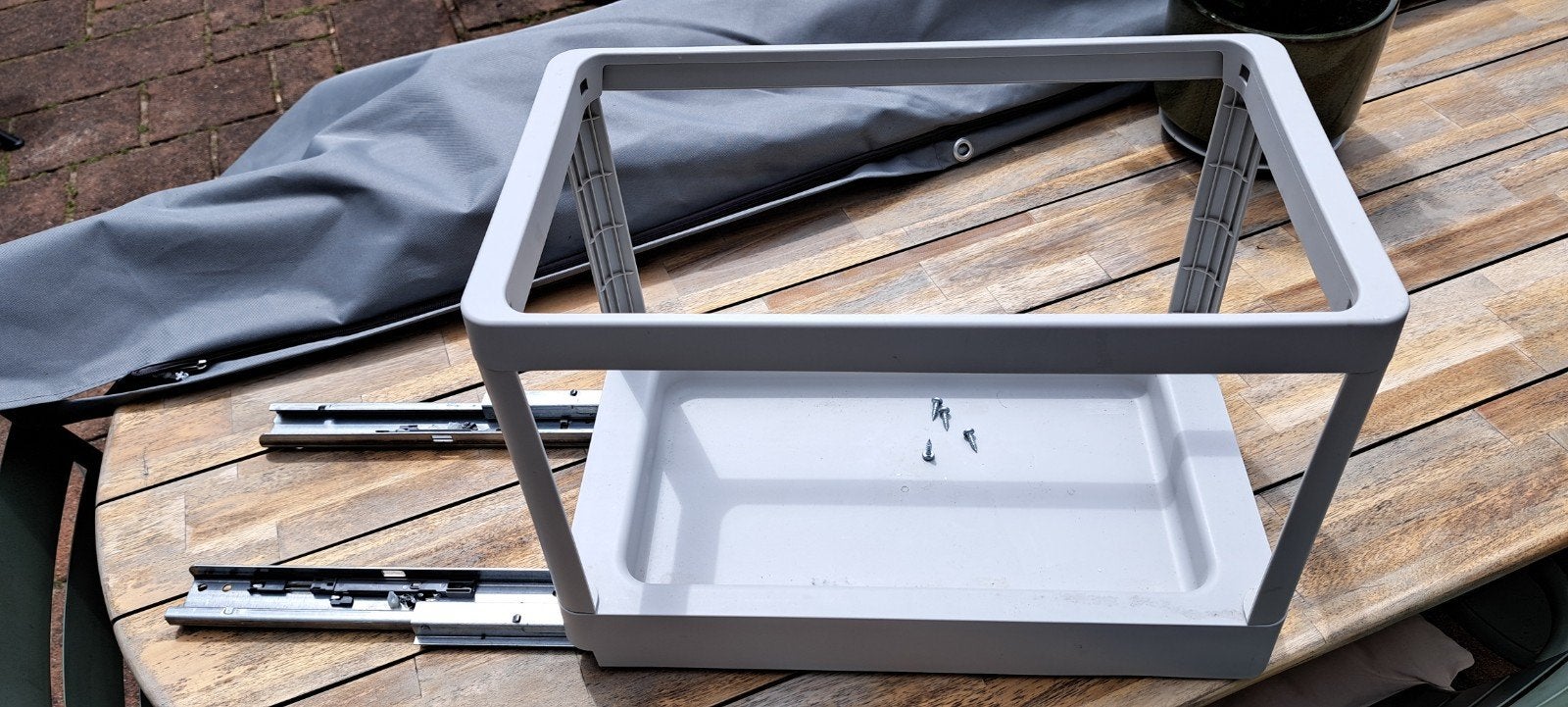 Ikea HÅLLBAR uittrekbaar frame voor afvalsortering, Ophalen of Verzenden, Zo goed als nieuw