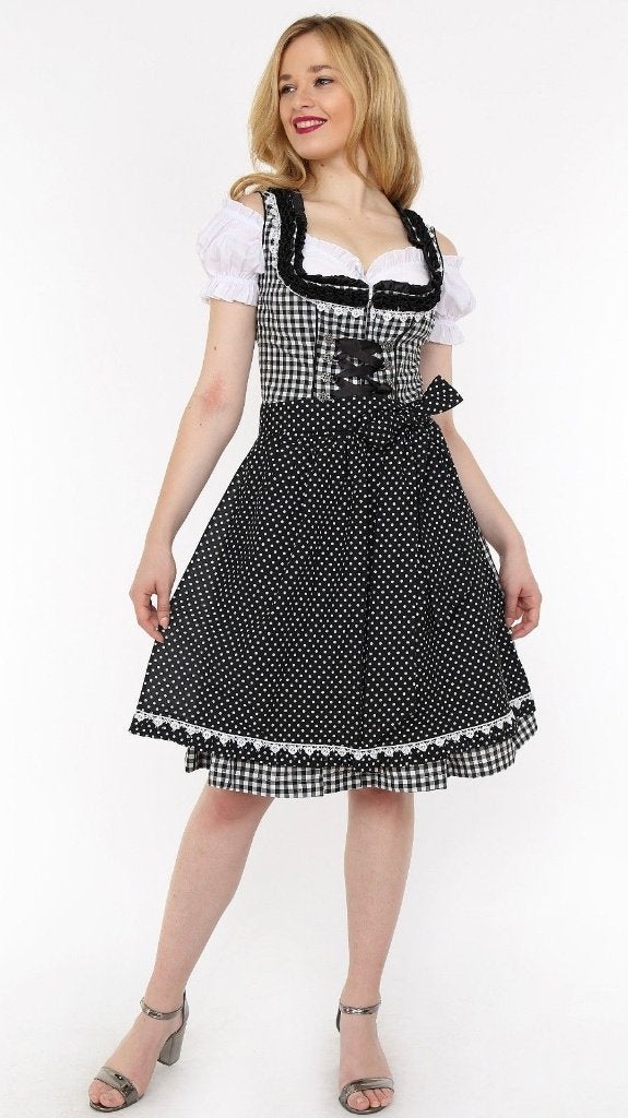 3-delige dirndl maat 38 & 42 Katoen NIEUW, Ophalen of Verzenden, Nieuw, Maat 34 (XS) of kleiner, Overige thema's