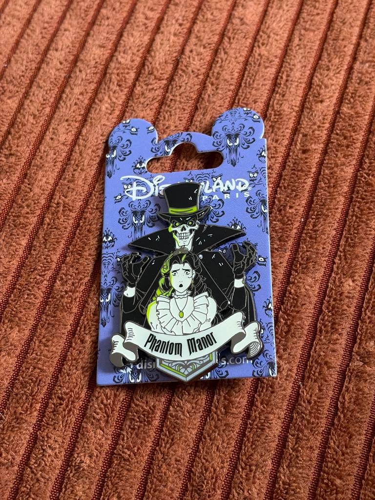 Disney Phantom Manor Pin - Disneyland Parijs, Verzamelen, Disney, Ophalen of Verzenden, Overige figuren, Nieuw, Overige typen