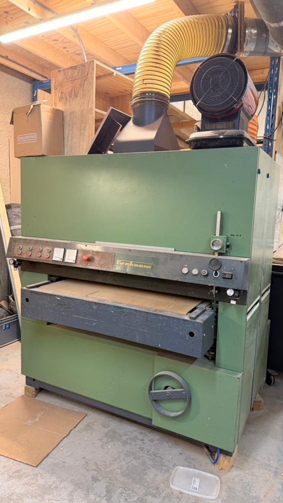 Verboom 1100 bandschuurmachine, Ophalen