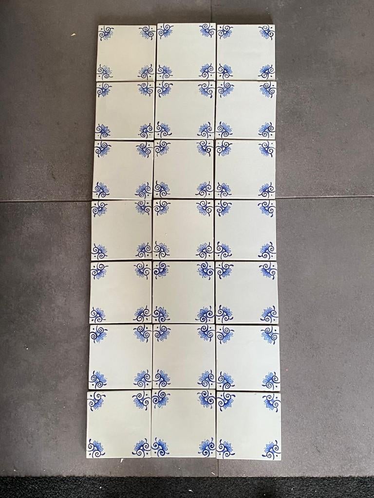 Wand- of keukentegeltjes De Porceleyne Fles Delfts Blauw, Ophalen of Verzenden