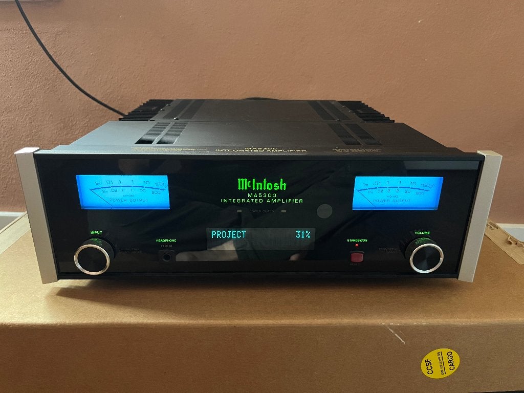 Mcintosh MA5300 High End Versterker + Dac / Phono, Overige merken, Ophalen of Verzenden, Zo goed als nieuw, 60 tot 120 watt