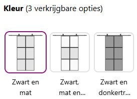 Schuifdeur 102,5 x 205 cm gehard glas zwart GRATIS BEZORGD!, Doe-het-zelf en Verbouw, 100 tot 120 cm, Verzenden, Binnendeur, Nieuw