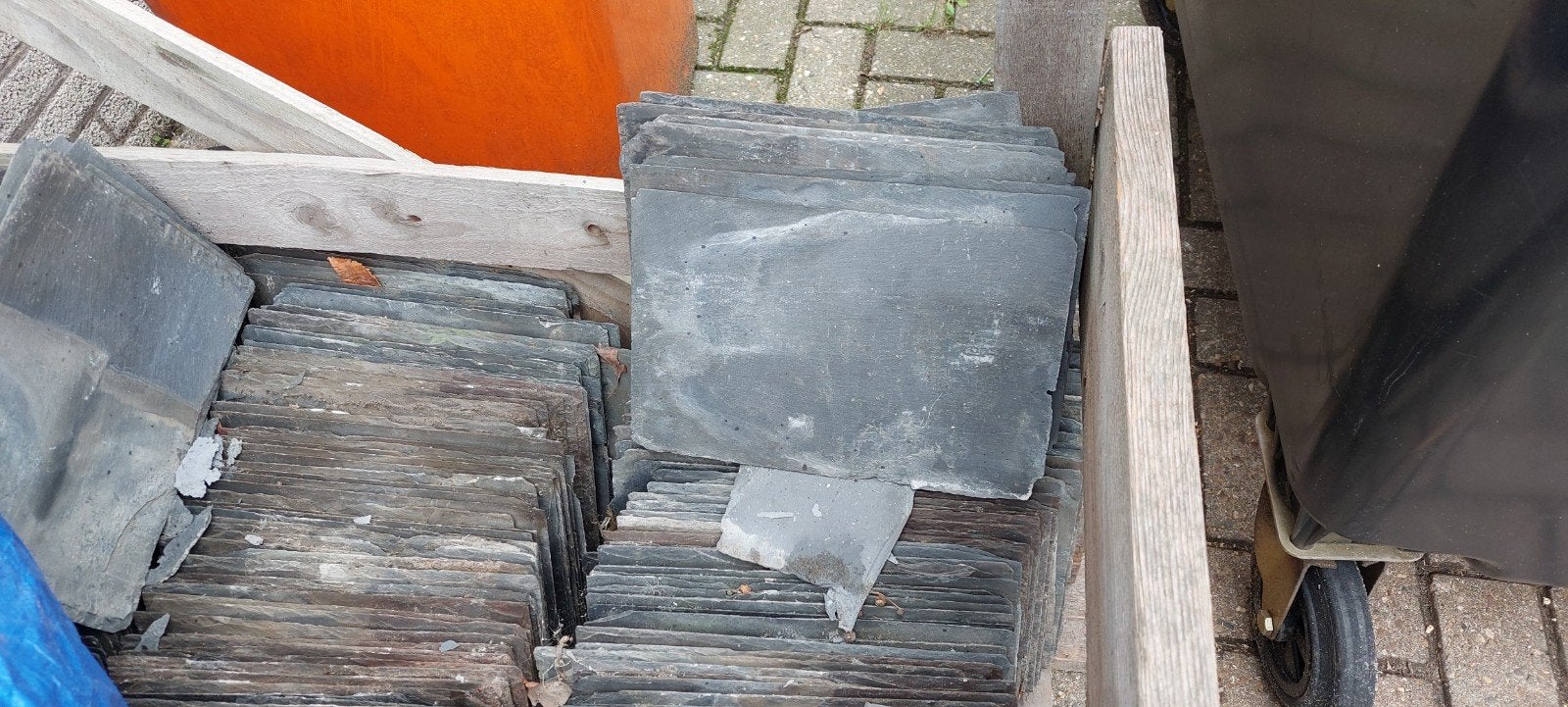 leistenen dakbedekkingen, Ophalen, Steen of Klei, Minder dan 5 m², Dakpannen