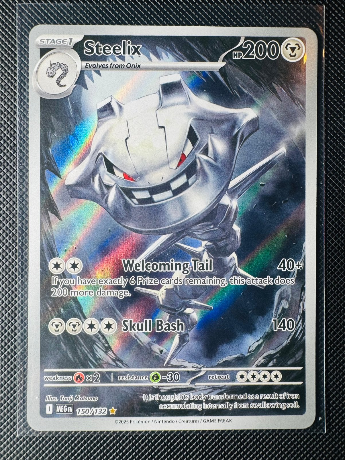 Pokémon Steelix #150 Mega Evolution, Ophalen of Verzenden, Zo goed als nieuw