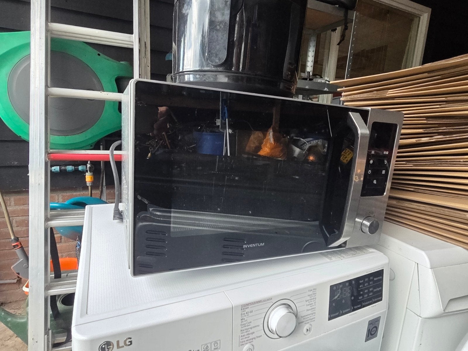 Inventum Combimagnetron MN260C/01 - Zeer netjes, Ophalen, Grill, Draaiplateau